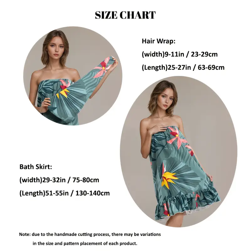 Women'S Tropical Floral Microf - Spa Towel recension och pris