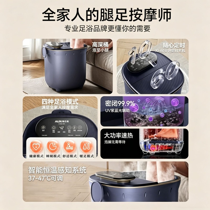 Electric Foot Bath Bucket, Aut - Foot Spa recension och pris